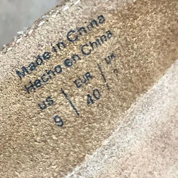 Aldo Cyndy Suede Fringe Detail Tall Boots 9 Pull On Bohemian Western Casual - Picture 11 of 14